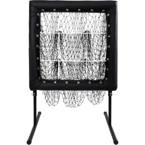 شبكة بيسبول ذات 9 فتحات مع جيوب مستهدفة، شبكة رمي مع منطقة الضرب، شبكة تدريب الرامي، معدات تدريب البيسبول على الارتفاع قابلة للتعديل للضرب والرمي in Kuwait