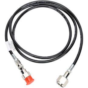 Soda Stream Adapter, Co2 Tank Cylinder Direct Connector Durable 78 Inch High Pressure Hose Kit Refill Connector Accessories for Connection Water Machine Drink Metal Maker Storage Filling Gas Tanks