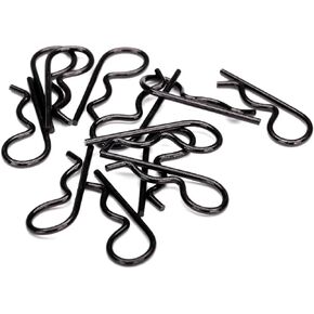 Traxxas 3934A Body Clips - Heavy Duty (Black) (12)