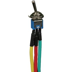 Install Bay Toggle Switch Sub Mini Single Pole Single Throw Pre Wired 6 Inch On and Off 5 Per Bag- IBTSSMS