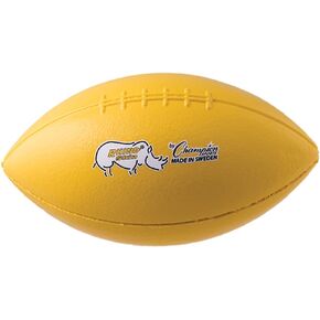 Champion Sports 10.5 Inch Rhino Skin Molded Foam Football, Yellow