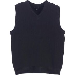 Gioberti Boy's V-Neck 100% Cotton Knitted Pullover Sweater Vest