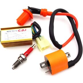 DJ-Motor Ignition Coil CDI Spark Plug For 150cc 200cc 250cc Dirt Bike ATV Quad
