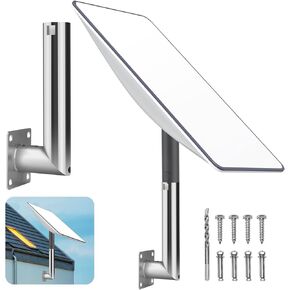 KINEEPLE Heavy Duty Steel for Starlink Short Wall Mount,Starlink Pole Mount,Starlink Roof Wall Mounting kit Compatible with Star Link Gen2 Rectangular Dish Pipe Adapter and Pole Mount Kits
