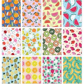 Sweetzer & Orange Notebook Set with 12 Unique Designs - Brightly Colored 3.5x5 Mini Notepad That Fit Anywhere - Durable Pocket Logbook Pack - Dairies & Writing Pads - journal Bulk