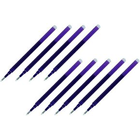 Pilot Gel Ink Refills for FriXion Erasable Gel Ink Pen, Fine Point 0.7mm, Violet Ink, Pack of 9