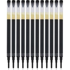 PILOT Pen Precise V5 RT Liquid Ink Refill For Retractable Pens, Extra Fine Point, 0.5mm, Black Ink, 12-Pack