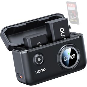 llano NP-FW50 18W Fast Dual Battery Charger Set for Sony ZV-E10, Alpha A6400, A6000, A6300, A7s, A7, A7s ii, A7s, A7r, A7ii, 2-Pack 1100mAh Batteries, Smart Digital Display, Magnetic Snap Cover