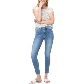 Judy Blue Women's Mid-Rise Vintage Wash Skinny Jeans