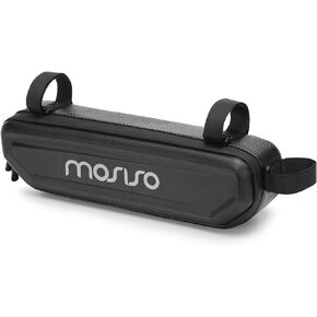 MOSISO Bike Frame Bag, Waterproof Hard Shell EVA Bike Triangle Frame Bag, 6L Bicycle Under Tube Storage Bag Cycling Accessories Pouch Bike Tool Bag for Women Men Road Mountain Cycling, Black