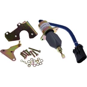 Holdwell Fuel Shut Off Solenoid 3931570 SA-4981-12 compatible with 94-98 5.9L Dodge Cummins 5016244AA for P7100 Pump