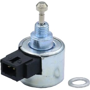 PLENTZOM Fuel Solenoid M153069 Compatible with John Deere Z345R Z355E Z375R Z525E Z535M Z535 Z655 Z645 107H 125 135 145 L111 L118 L120 L2048 2548