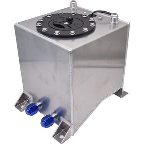 labwork Fuel Cell Tank Aluminum Street/Drift/Strip Racing Drift 2.5 Gallon / 9.5L W/Level Sender and Black Cap