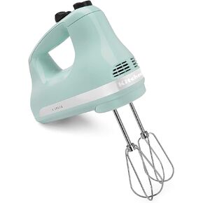 KitchenAid RKHM5IC 5-Speed Ultra Power Hand Mixer, Ice Blue (RENEWED) CERTIFIED REFURBISHED