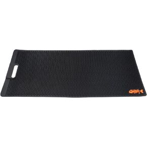 32 Inch Fish Fillet Mat Heavy Duty Fish Cleaning Mat with Fish Ruler NonSlip Fish Fillet Mat for Filleting, Cutting, Cleaning Large Size Fish Cleaning Mat (Black)