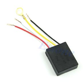Black Hi-Q New Table Light Parts On/Off Sensor Bulb Lamp Switch Way for Touch Contro Push Button Electrical Safety switches Lamp Bulb Light Pull Toggle Control snap Dimmer Wall ，Dimmer Switches