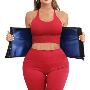 VENUZOR Waist Trainer for Women Belly Fat Sauna Suit Waist Trimmer Sweat Bands for Stomach Weight Loss Workout Belt