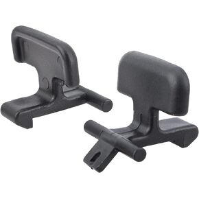 AUTOKAY Black Center Console Armrest Upper & Lower Latch Clips Fit for Sonata 2009-2010