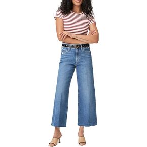 PAIGE Women's Anessa Jeans with Raw Hem