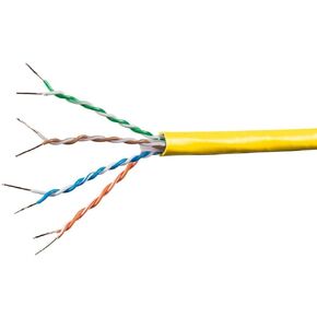 Monoprice Cat6A Ethernet Bulk Cable - 1000 Feet - Orange | Network Internet Cord - Solid, 550Mhz, UTP, CMR, Pure Bare Copper Wire, 10G, 23AWG, No Logo