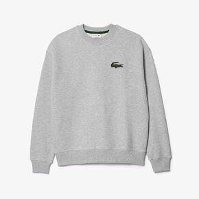 Lacoste Men's Long Sleeve Graphic Patch on Left Chest Sweatshirt