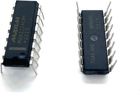 2PCS MAX232ACPE DIP-16 MAX232 Driver Receiver Chip Driver IC Chip in Saudi Arabia