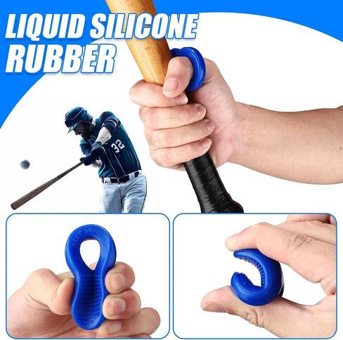 TOBWOLF 2PCS Hitter Thumb Guard Baseball, Baseball & Softball Thumb Guard Bat Trainer, Batters Training Aid for Pitchers Practice, Hitting Aid Knuckle Aligner and Swing Trainer Reduce Bat Sting in Saudi Arabia