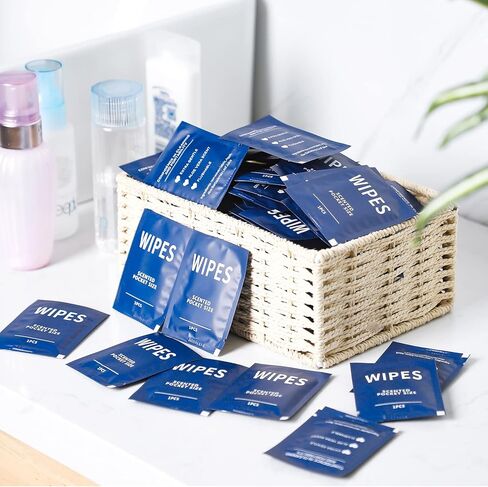 500 قطعة من لوبير، مناديل مبللة ملفوفة بشكل فردي وقابلة للتنظيف، مناديل غير معطرة، مناديل مبللة للسفر، مناديل مبللة بالصبار للنساء والرجال والبالغين، الجسم، تنظيف الوجه واليد، الحمام، الاستخدام اليومي in Kuwait