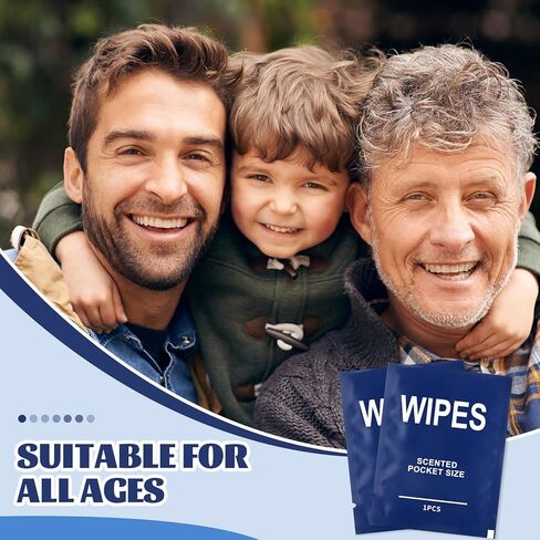 500 قطعة من لوبير، مناديل مبللة ملفوفة بشكل فردي وقابلة للتنظيف، مناديل غير معطرة، مناديل مبللة للسفر، مناديل مبللة بالصبار للنساء والرجال والبالغين، الجسم، تنظيف الوجه واليد، الحمام، الاستخدام اليومي in Kuwait