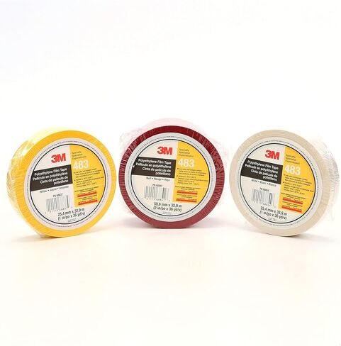 3M TALC 42635-case Tape 3 Inx36 yd 5.3 مل، 12/Cs، 483، مطاط، أزرق (2) in Saudi Arabia