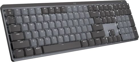 Logitech MX Mechanical Mini Wireless Illuminated Keyboard, Clicky Switches, Backlit, Bluetooth, USB-C, macOS, Windows, Linux, iOS, Android, Metal (Renewed) in Saudi Arabia