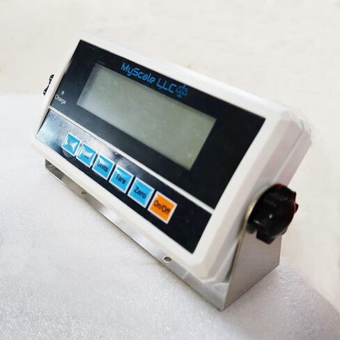 مجموعة المؤشرات الرقمية من PEC Tools للميزان الأرضي للمستودعات ووزن الحيوانات - 5000 رطل. سعة خلايا التحميل ولوحات التثبيت وبطاقة الجمع - 18 بوصة × 18 بوصة in Saudi Arabia