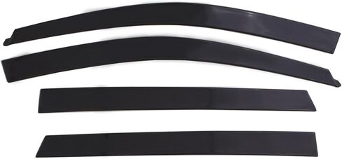 Auto Ventshade [AVS] Outside Mount Ventvisor / Rain Guards | Fits 2020 - 2024 Jeep Gladiator, 2018 - 2024 Jeep Wrangler JL (4-door)- Smoke, 4 pcs. | 94183 in Saudi Arabia