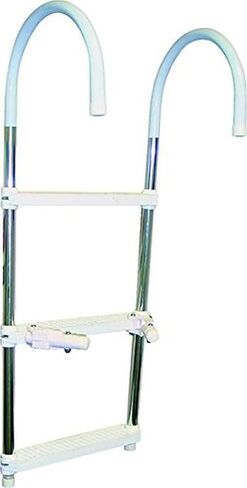 SeaSense Boat Ladder (3 Step), 15"W x 37"H, Silver/White in Saudi Arabia