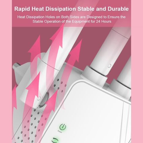 2024 Enhanced WiFi Extender | 4X Faster, Dual Band 5GHz/2.4GHz Longest Range Up to 9,800 sq.ft| Supports 40+ Device | Internet Repeater with 2 Ethernet Port| Seamless Setup | for Multiple Device Users in Kuwait