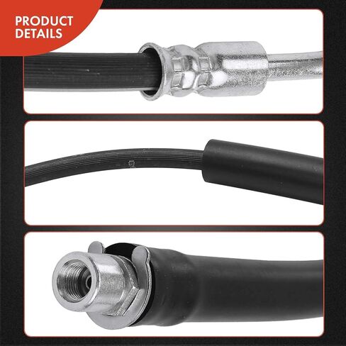 A-Premium Front Driver Brake Hydraulic Hose Compatible with Select Cadillac Models - SRX 2010 2011 2012 2013 2014 2015 2016 in Kuwait