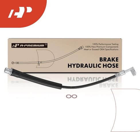 A-Premium Front Driver Brake Hydraulic Hose Compatible with Select Cadillac Models - SRX 2010 2011 2012 2013 2014 2015 2016 in Kuwait