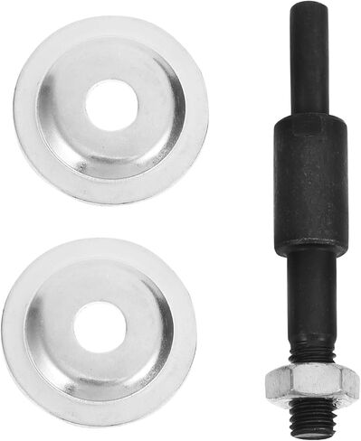 Homoyoyo 2 Sets Wheel Spindle Electric Motor Arbor Core Drill Adapter Grinding Wheel Part Motor Arbor Attachment Drill Bit Sharpener Mandrel for Buffing Shaft to Rotate Electric Drill Steel in Kuwait