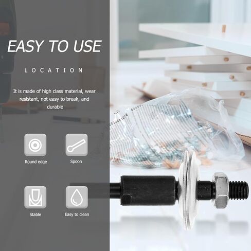 Homoyoyo 2 Sets Wheel Spindle Electric Motor Arbor Core Drill Adapter Grinding Wheel Part Motor Arbor Attachment Drill Bit Sharpener Mandrel for Buffing Shaft to Rotate Electric Drill Steel in Kuwait