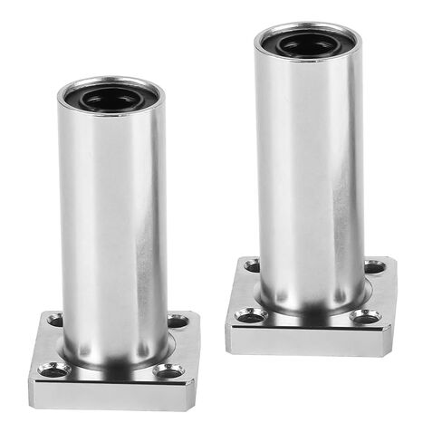 Niooliuk حزمة من 2) LMKL6UU محامل كروية خطية طويلة للغاية مربعة الشكل مزدوجة الجوانب محكمة الغلق من المطاط، قطر تجويف 6 مم، 12 مم OD، طول 35 مم in Kuwait