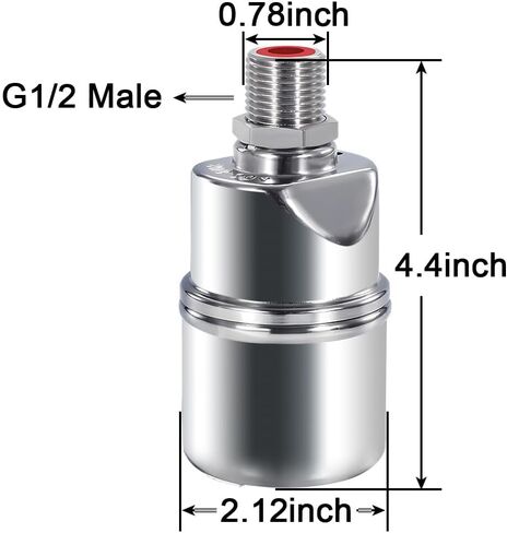 Joywayus 304 الفولاذ المقاوم للصدأ صمام الطوف G1/2 ذكر الموضوع اتصال التلقائي صمام التحكم في مستوى المياه صمام صغير in Saudi Arabia