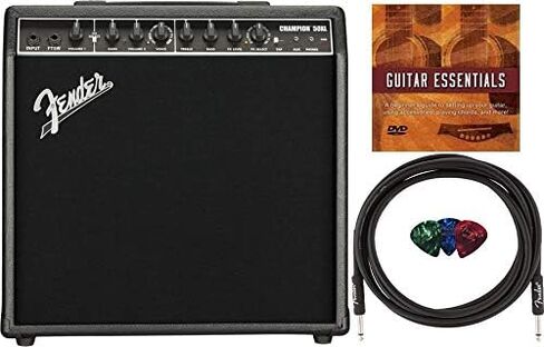 Fender Champion 50XL Guitar Combo Amplifier Bundle with Instrument Cable, Picks, and Austin Bazaar Instructional DVD in Saudi Arabia