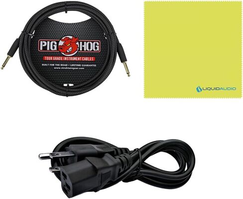 Orange Crush 35RT Guitar Combo Amplifier Bundle w/Pig Hog Black Instrument 10’ Cable, Power Supply AC Adapter and Liquid Audio Polishing Cloth in Saudi Arabia