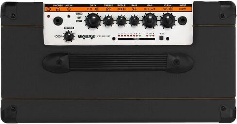 Orange Crush 35RT Guitar Combo Amplifier Bundle w/Pig Hog Black Instrument 10’ Cable, Power Supply AC Adapter and Liquid Audio Polishing Cloth in Saudi Arabia