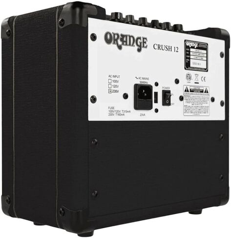 Orange Crush 35RT Guitar Combo Amplifier Bundle w/Pig Hog Black Instrument 10’ Cable, Power Supply AC Adapter and Liquid Audio Polishing Cloth in Saudi Arabia