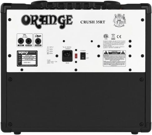 Orange Crush 35RT Guitar Combo Amplifier Bundle w/Pig Hog Black Instrument 10’ Cable, Power Supply AC Adapter and Liquid Audio Polishing Cloth in Saudi Arabia