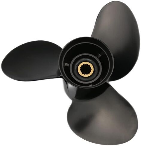 المروحة الخارجية من الألومنيوم 13 3/4x17 13 3/4x21 مناسبة لمحرك القارب سوزوكي DF70/80/90/100/115/140HP 15 Spline RH in Kuwait