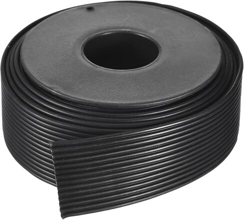 MECCANIXITY 22AWG Silicone Ribbon Cable 14Pin 22 Gauge Flat Cable Flexible Silicone Wire 6m/19.6ft Black Stranded Tinned Copper Wire for Model Plane, Model Car, Electric Appliance in Saudi Arabia