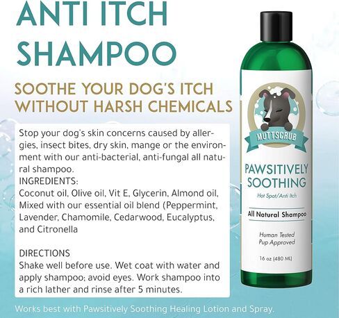MUTTSCRUB Pawsitively Soothing All Natural Soothing Spray - Deodorizing Dog Spray in Saudi Arabia