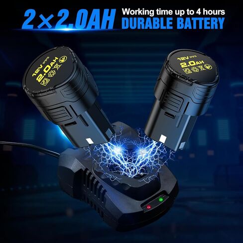 Avhrit Mini Car Polisher, Cordless Orbital Buffer with 2 Batteries Pads Kit, 5 Variable Speed 2500-6500RPM for Car Detailing 1 Inch, 1.5 Inch, 2 Inch Pads in Kuwait